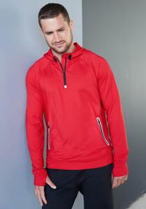 Proact PA360 - 1/4 zip hooded sports sweatshirt