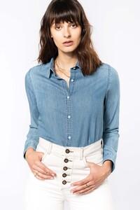 Kariban K509 - Ladies’ Denim shirt