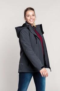 Kariban K651 - Ladies’ hooded softshell lined parka