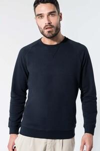 Kariban K480 - Mens organic cotton crew neck raglan sleeve sweatshirt