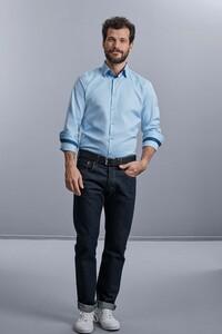 Russell RU964M - LONG-SLEEVED HERRINGBONE SHIRT