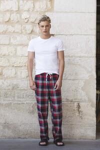 Skinnifit SFM083 - Mens tartan lounge trousers