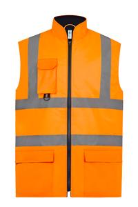 Yoko YHV005 - Hi-vis padded bodywarmer